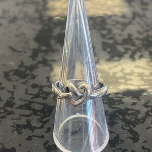 James Avery Sterling Knot Heart Ring - Silver